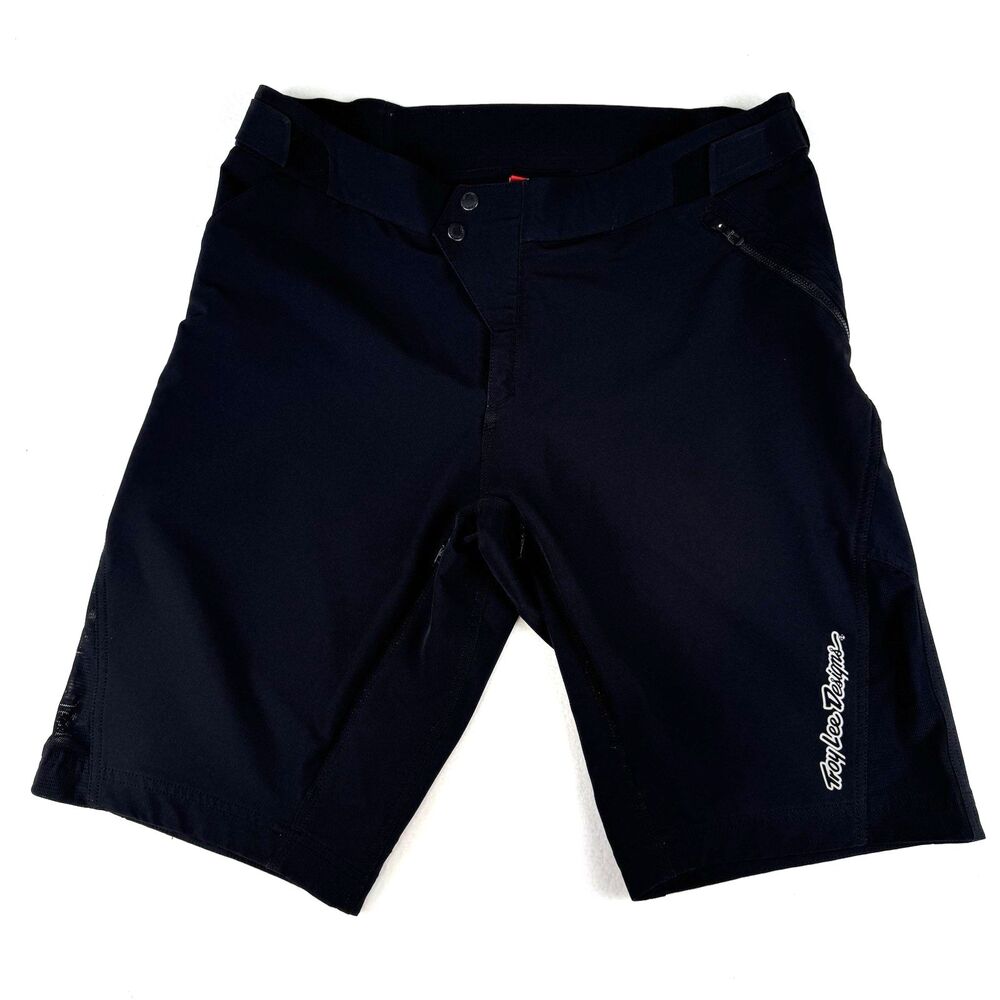 Troy Lee Designs Ruckus Men’s MTB Cycling Shorts Pockets Stretch Solid Black 36